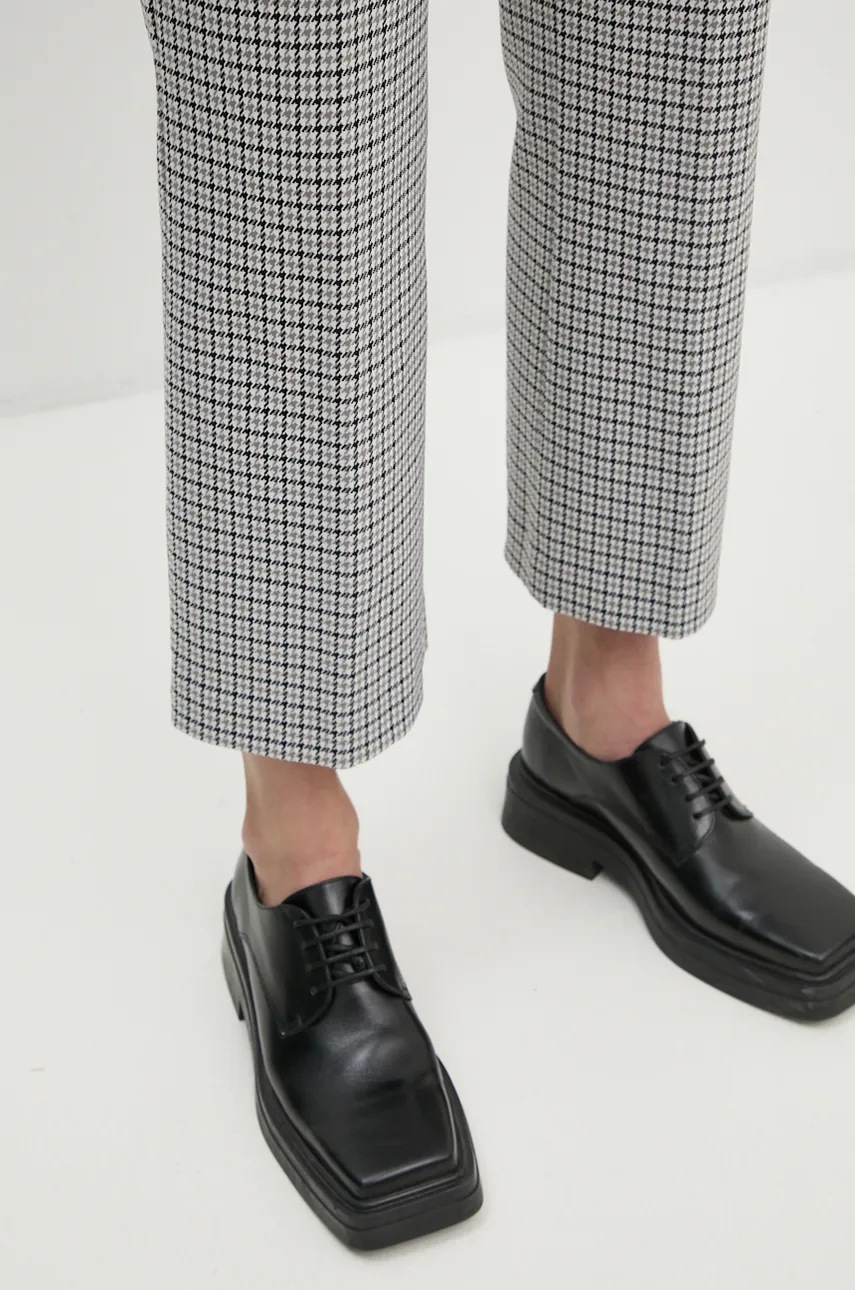 Παντελόνι Theory χρώμα: γκρι, O0727204 φωτογραφία