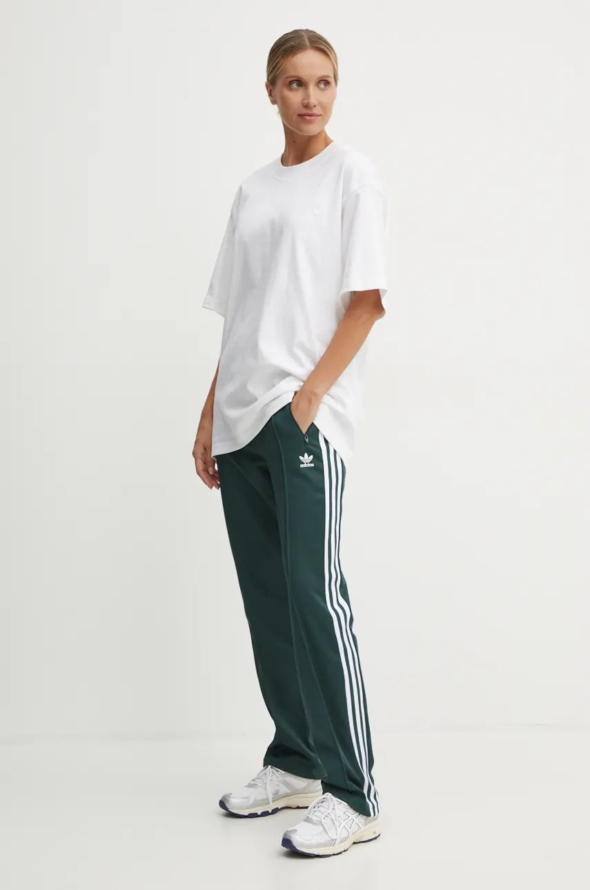 Donji dio trenirke adidas Originals boja: zelena, s uzorkom, IY2226