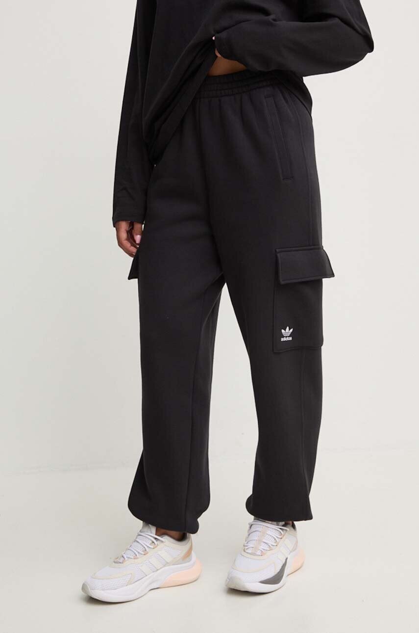 adidas Originals pantaloni de trening culoarea negru, neted, IY9689