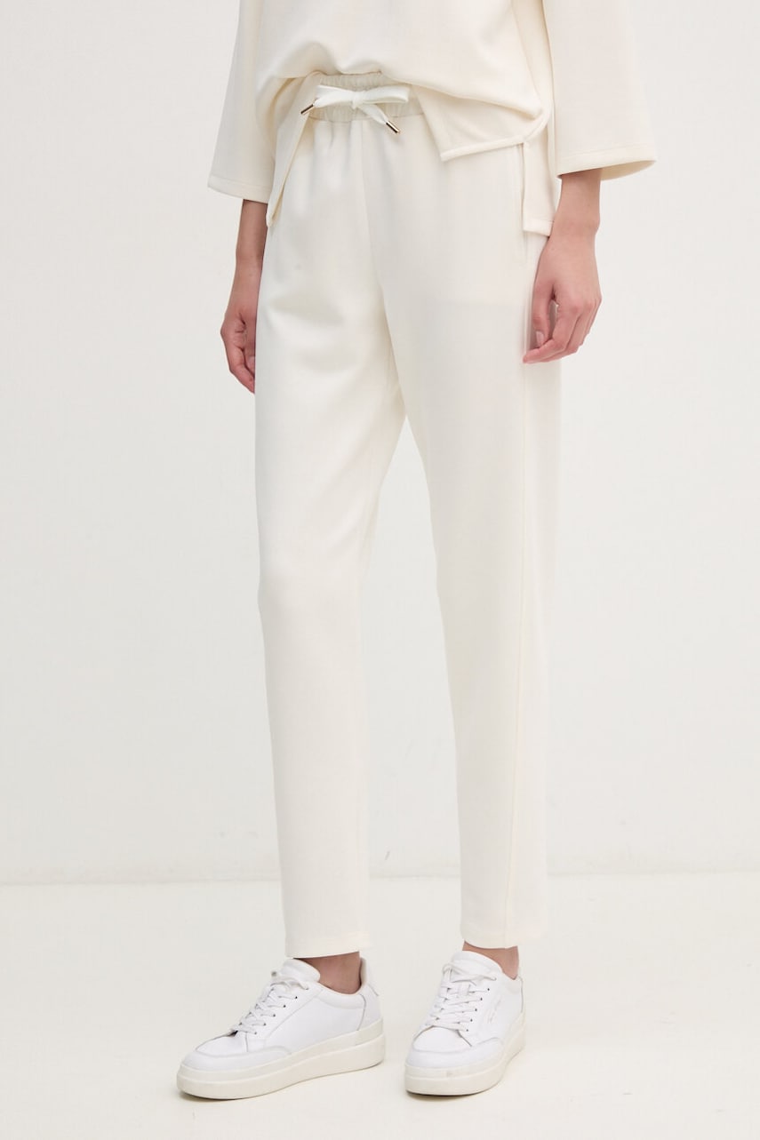 Joop! pantaloni de trening culoarea bej, neted, 30044590 Joop! pantaloni de trening culoarea bej, neted, 30044590
