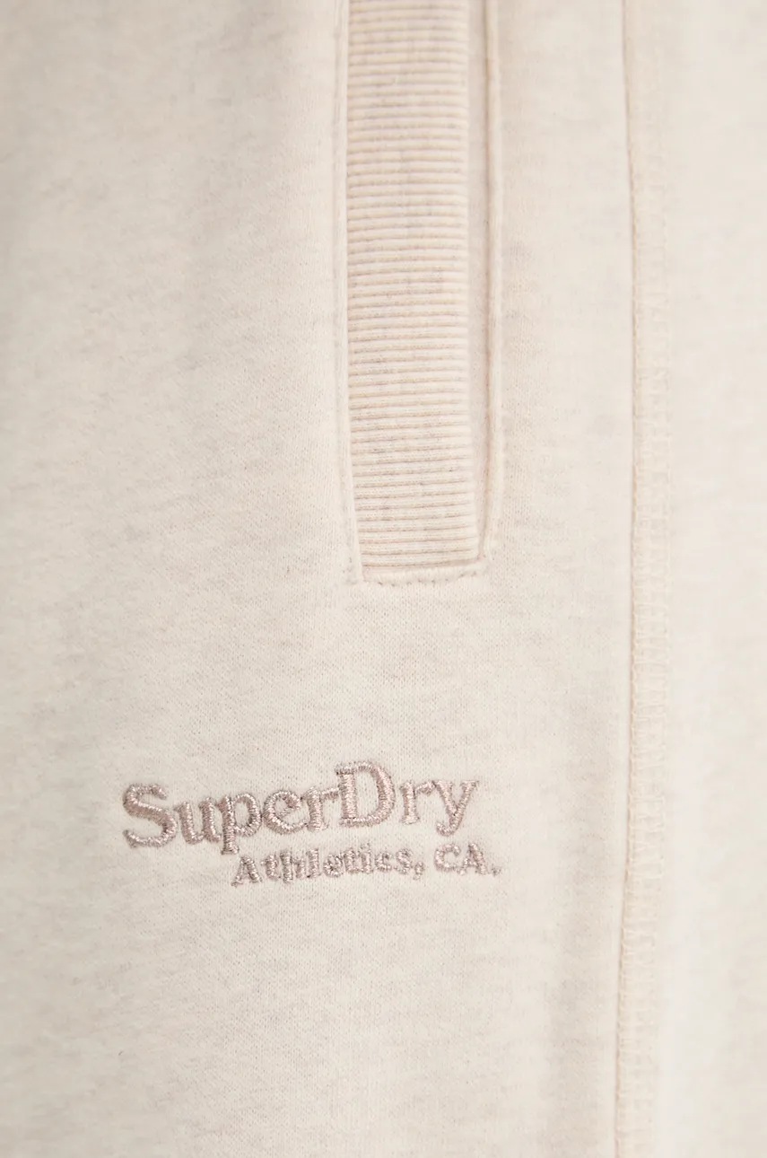 Спортивні штани Superdry колір бежевий меланж W7011098A-9VP 