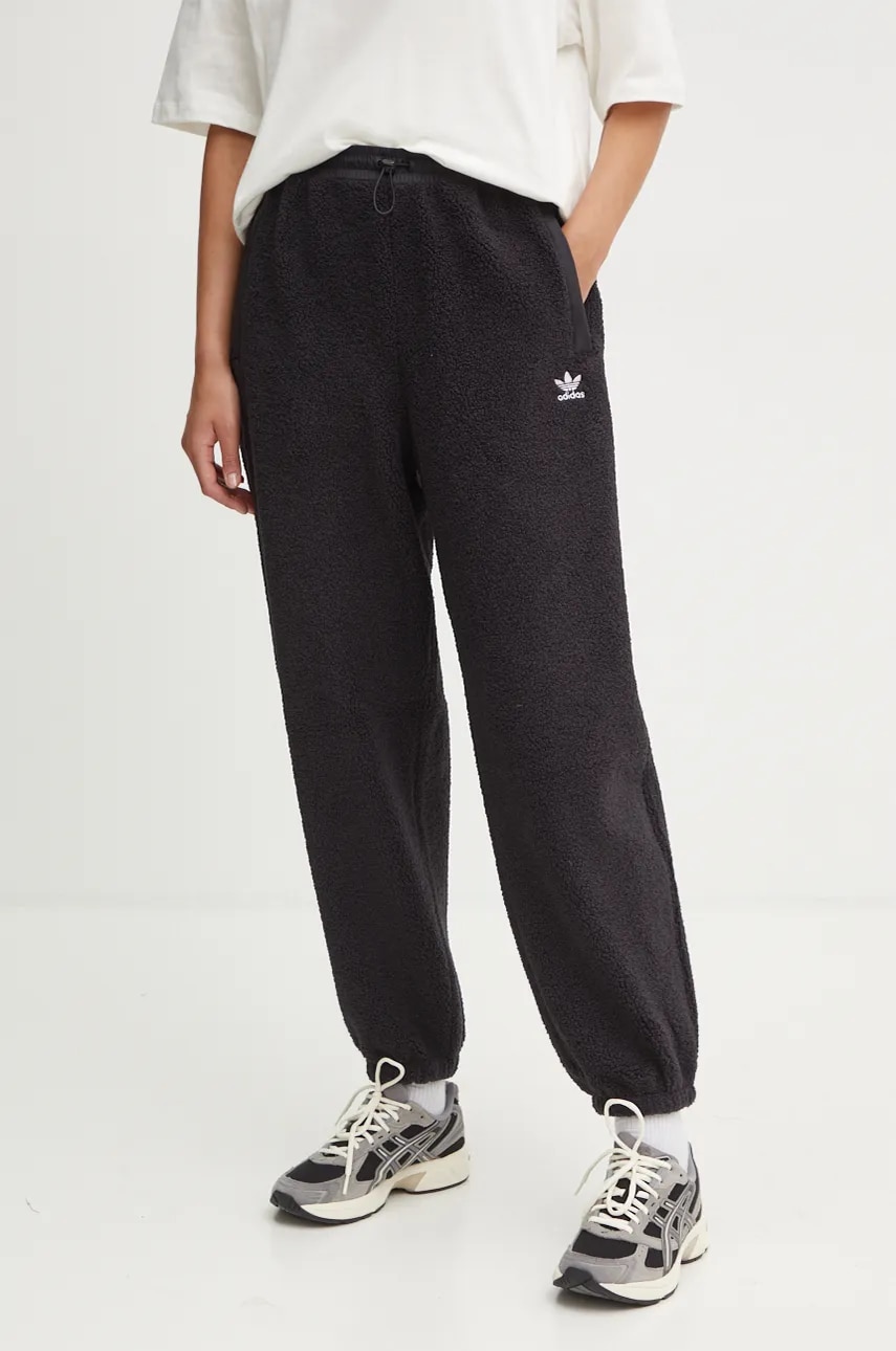 adidas Originals pantaloni de trening culoarea negru, neted, IX5502 adidas Originals pantaloni de trening culoarea negru, neted, IX5502