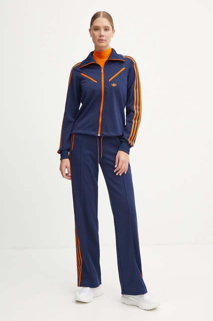 Donji dio trenirke adidas Originals Montreal Track Pant boja: tamno plava, s aplikacijom, JL9632