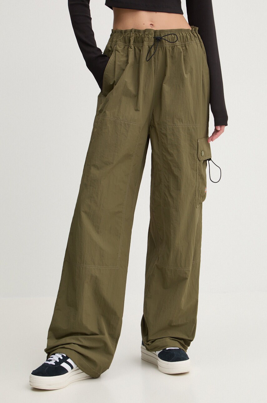 Dickies pantaloni de trening JACKSON culoarea verde, neted, DK0A4YJC Dickies pantaloni de trening JACKSON culoarea verde, neted, DK0A4YJC
