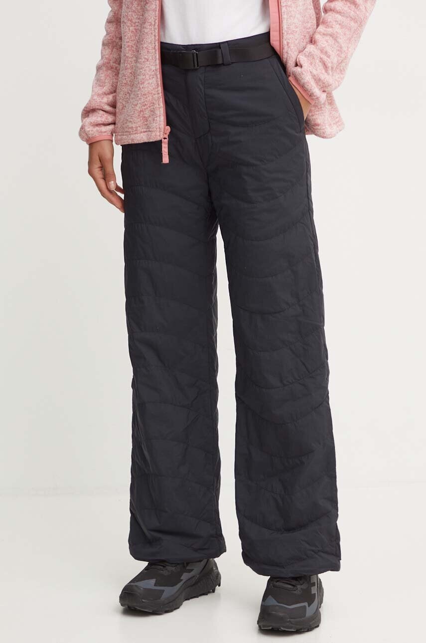 Columbia pantaloni de exterior Wallowa Insulated culoarea negru, 2090971