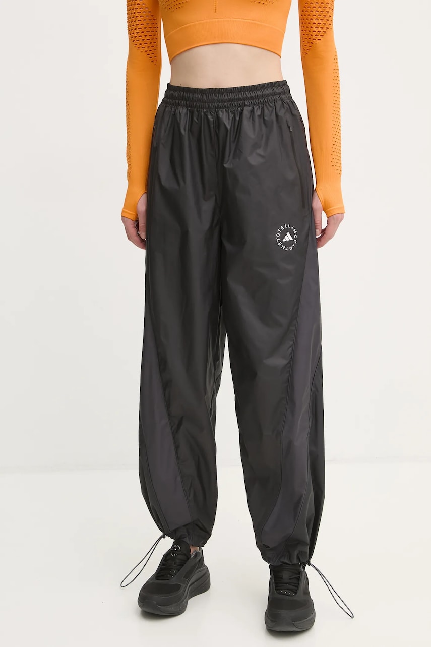 adidas by Stella McCartney pantaloni de trening culoarea negru, modelator, JF6332