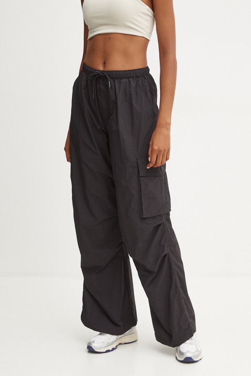 P.E Nation pantaloni Award Pant femei, culoarea negru, neted, 243P309 P.E Nation pantaloni Award Pant femei, culoarea negru, neted, 243P309