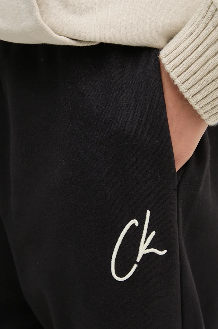 Βαμβακερό παντελόνι Calvin Klein Jeans φωτογραφία