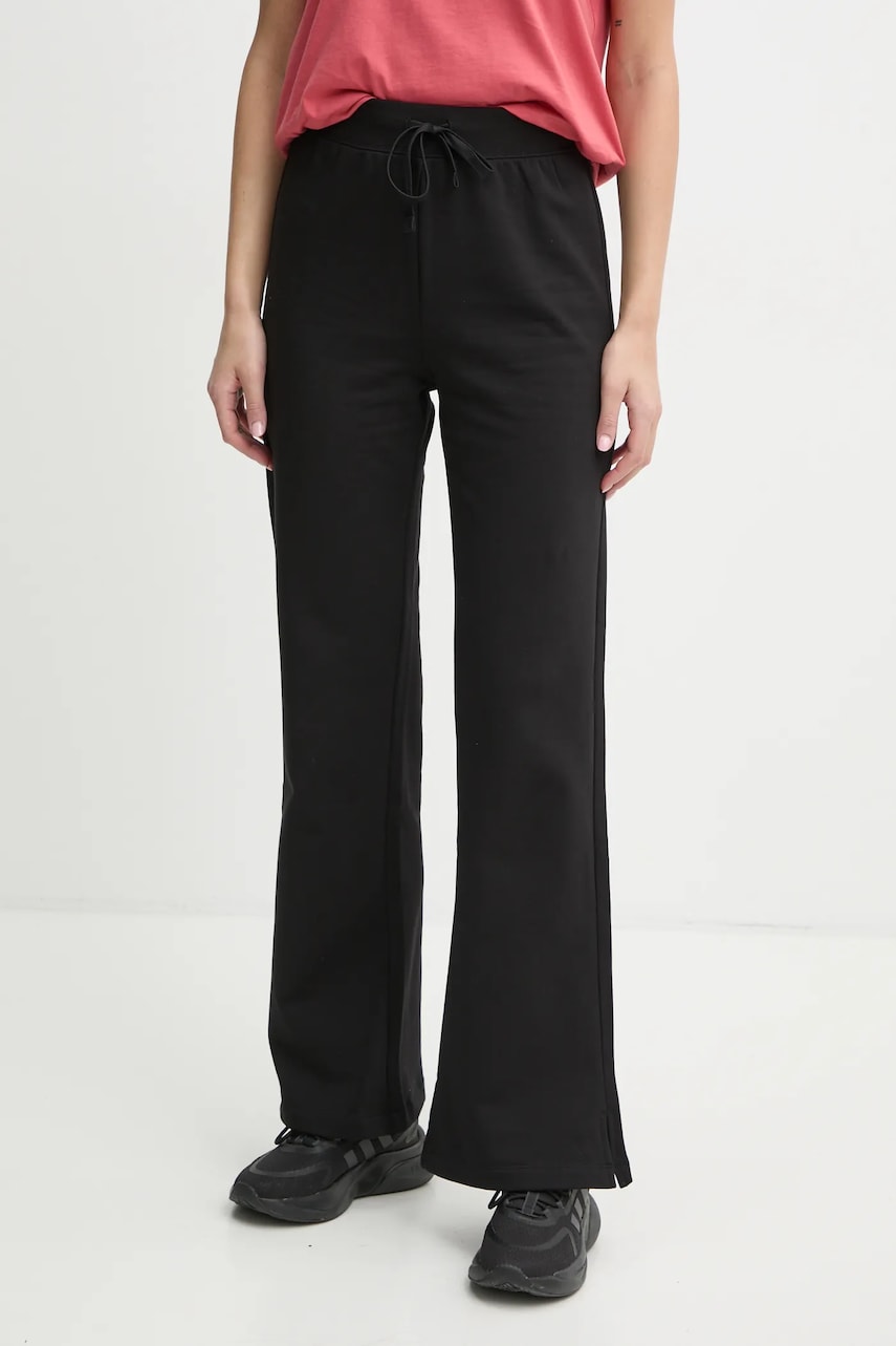 Champion pantaloni de trening culoarea negru, neted, 117553 Champion pantaloni de trening culoarea negru, neted, 117553