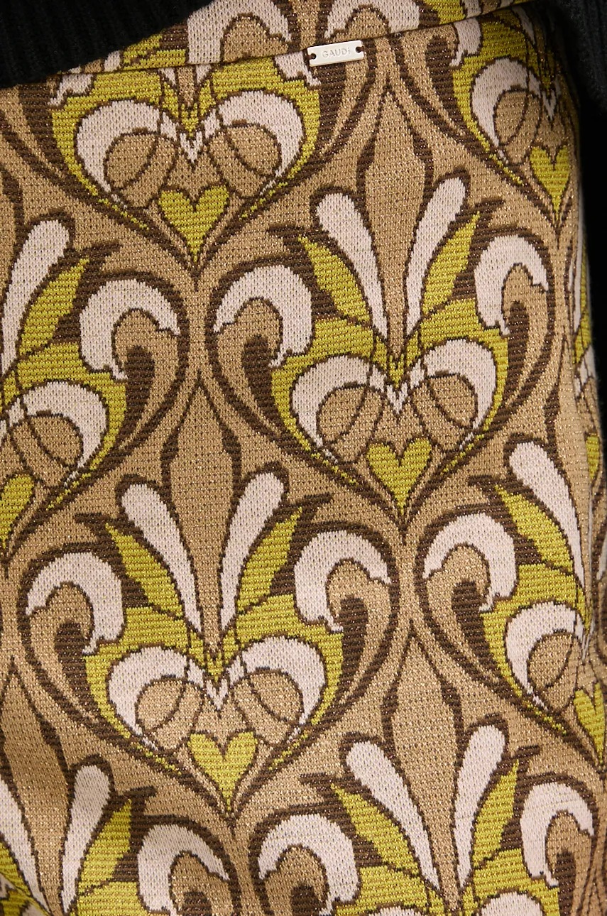 Παντελόνι Gaudi χρώμα: καφέ, 421FD24001 φωτογραφία