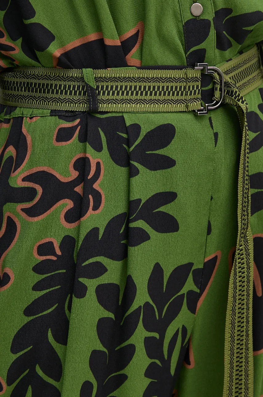 Παντελόνι La Petite Française PFPONCTUEL χρώμα: πράσινο, PFPONCTUEL φωτογραφία