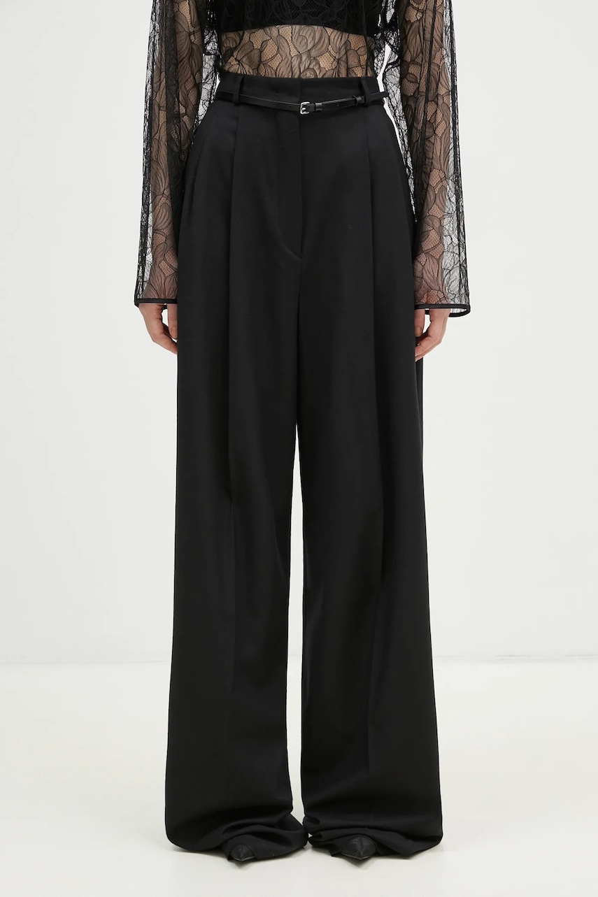 Sportmax spodnie wełniane Kiens12