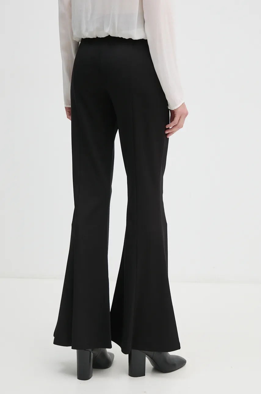 Παντελόνι DIANE VON FURSTENBERG χρώμα: μαύρο, DVFPL3S006 φωτογραφία