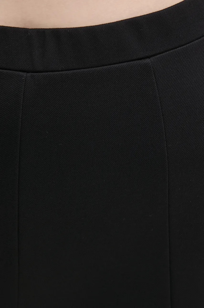 Παντελόνι DIANE VON FURSTENBERG χρώμα: μαύρο, DVFPL3S006 φωτογραφία