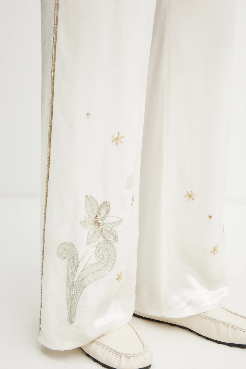 Παντελόνι Forte Forte χρώμα: μπεζ, 13258_my pants φωτογραφία