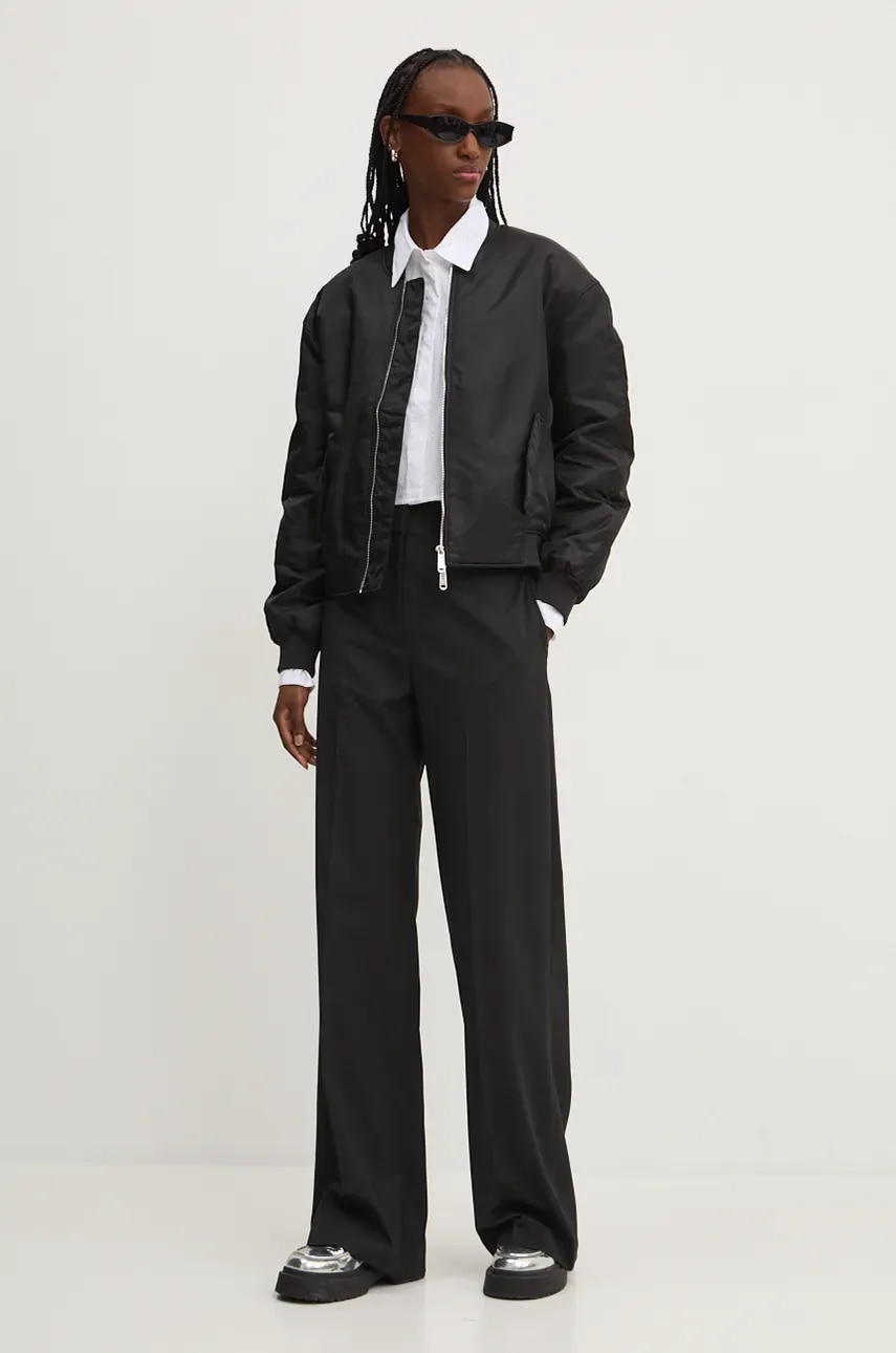 Kalhoty s příměsí vlny HUGO