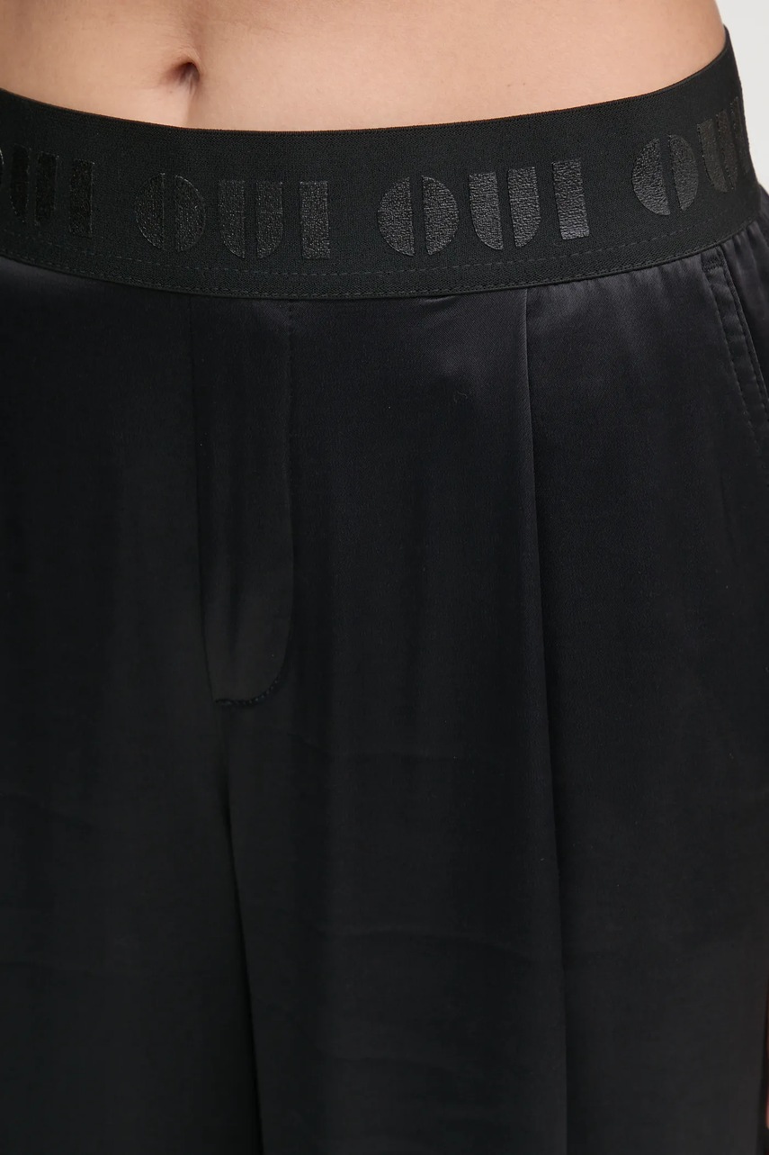 Παντελόνι OUI χρώμα: μαύρο, 89779 φωτογραφία