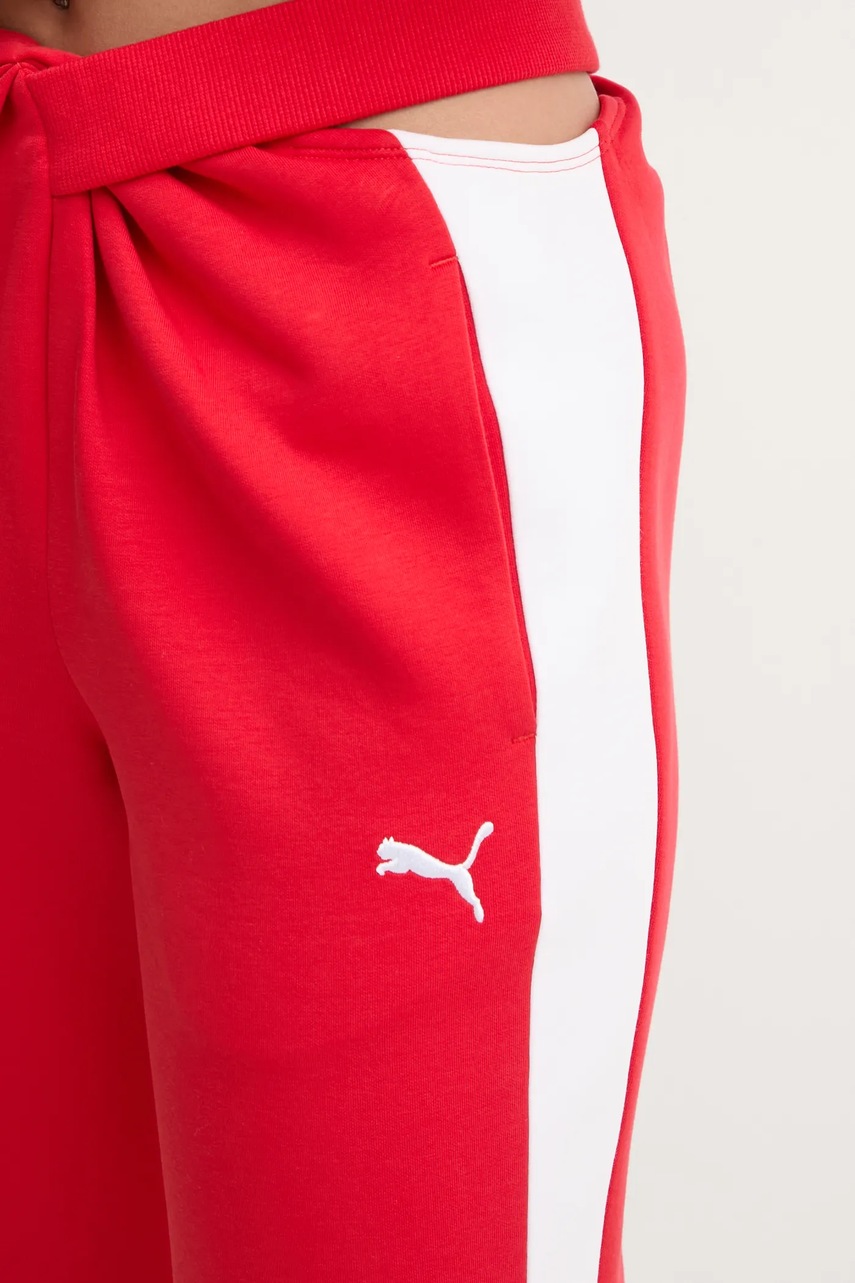 Παντελόνι φόρμας Coperni x Puma χρώμα: κόκκινο, 628303 φωτογραφία