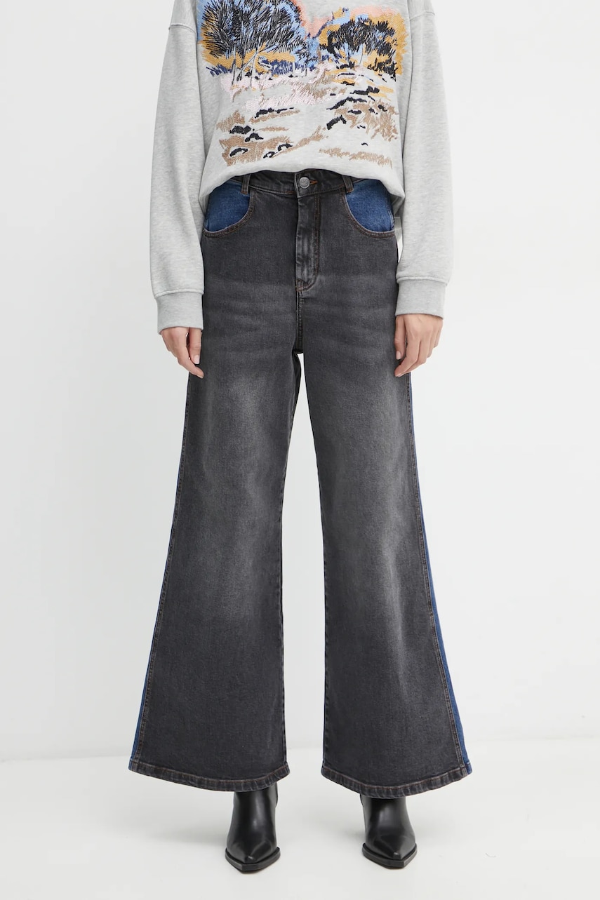 MUNTHE jeansi SUMMIE femei, culoarea gri, 244141324406 MUNTHE jeansi SUMMIE femei, culoarea gri, 244141324406