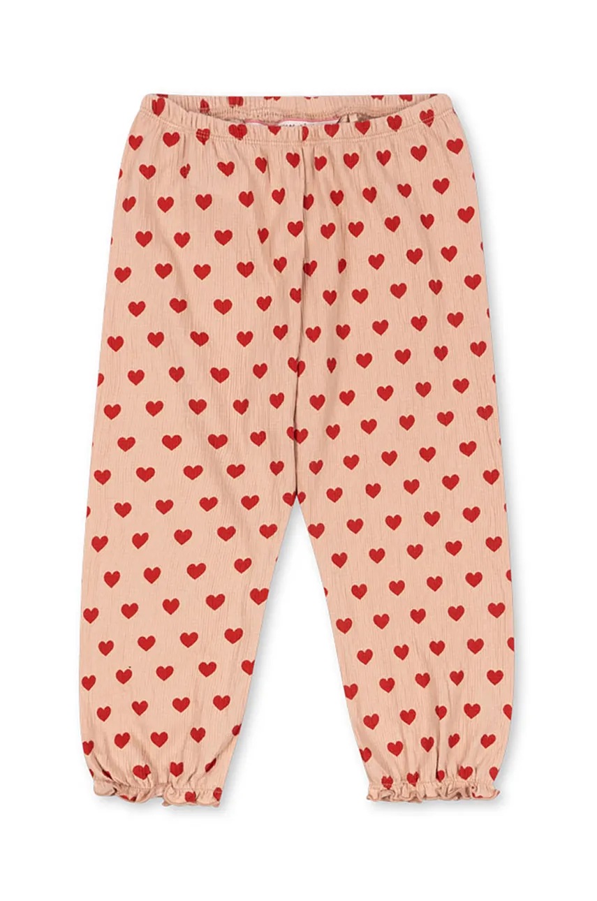 

Детски спортен панталон Konges Sløjd CHLEO PANTS OCS в червено с десен KS101459, Червен