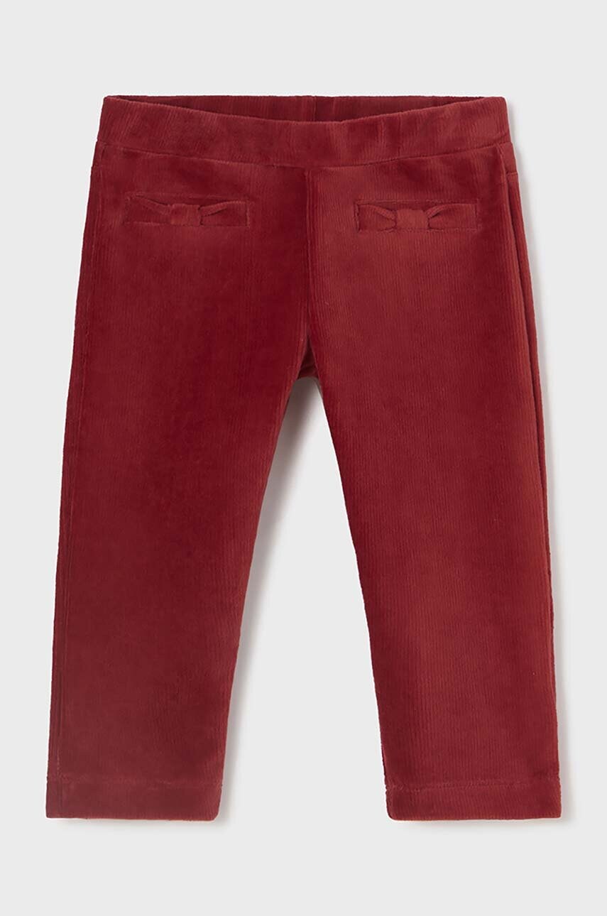 Mayoral pantaloni copii culoarea rosu, neted, 514