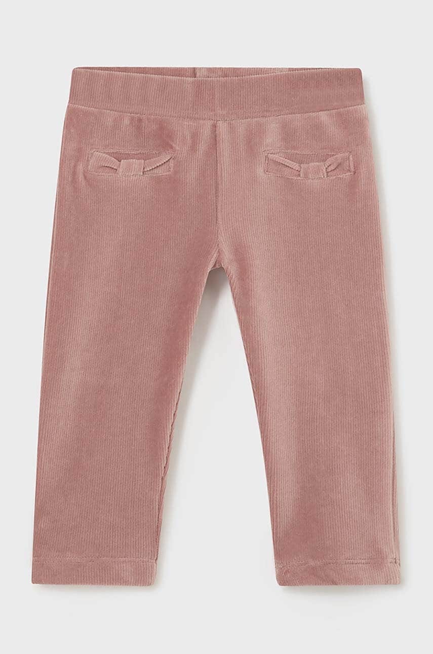 Mayoral pantaloni copii culoarea roz, neted, 514 Mayoral pantaloni copii culoarea roz, neted, 514