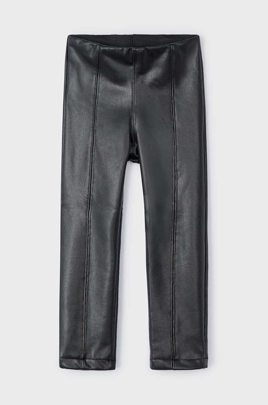 Mayoral pantaloni copii culoarea negru, neted, 4701 Mayoral pantaloni copii culoarea negru, neted, 4701