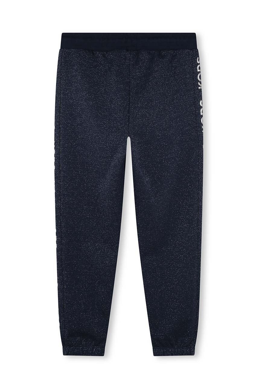 Детские спортивные штаны Michael Kors цвет синий с аппликацией R30177