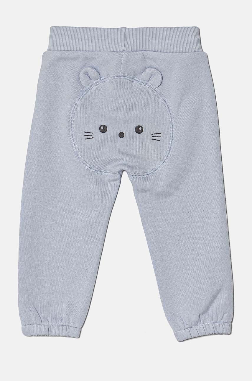Хлопковые штаны для младенцев United Colors of Benetton с аппликацией 3J70AF01T Хлопковые штаны для младенцев United Colors of Benetton с аппликацией 3J70AF01T