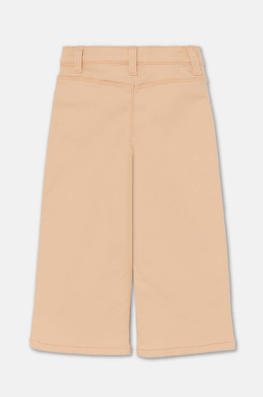 Детские брюки United Colors of Benetton цвет оранжевый однотонные 41HQGF020 Детские брюки United Colors of Benetton цвет оранжевый однотонные 41HQGF020