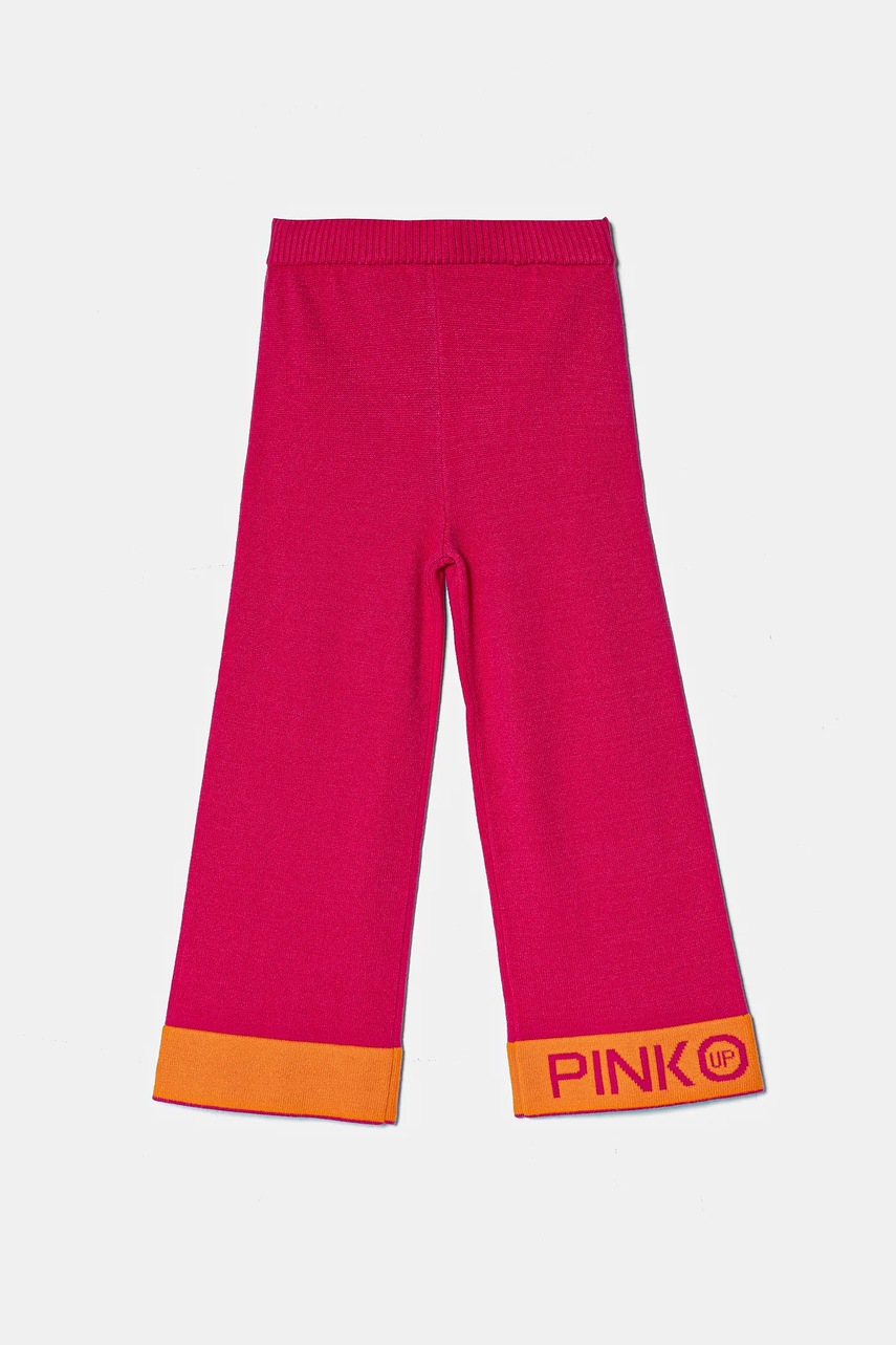 

Детски панталон Pinko Up в розово с десен F4PIBGPA129, Розов