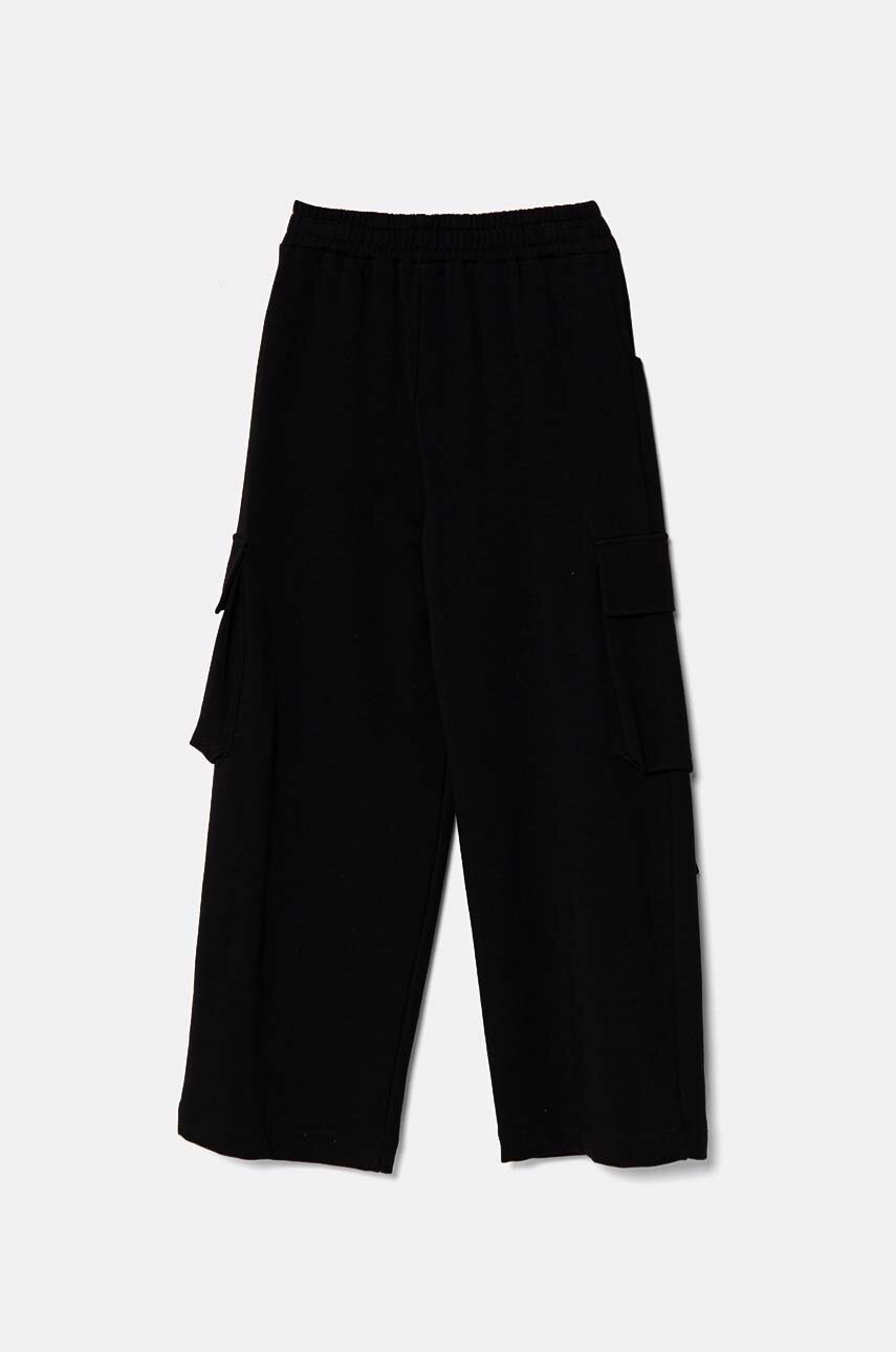 Детские спортивные штаны Pinko Up цвет чёрный однотонные F4PIJGFP154