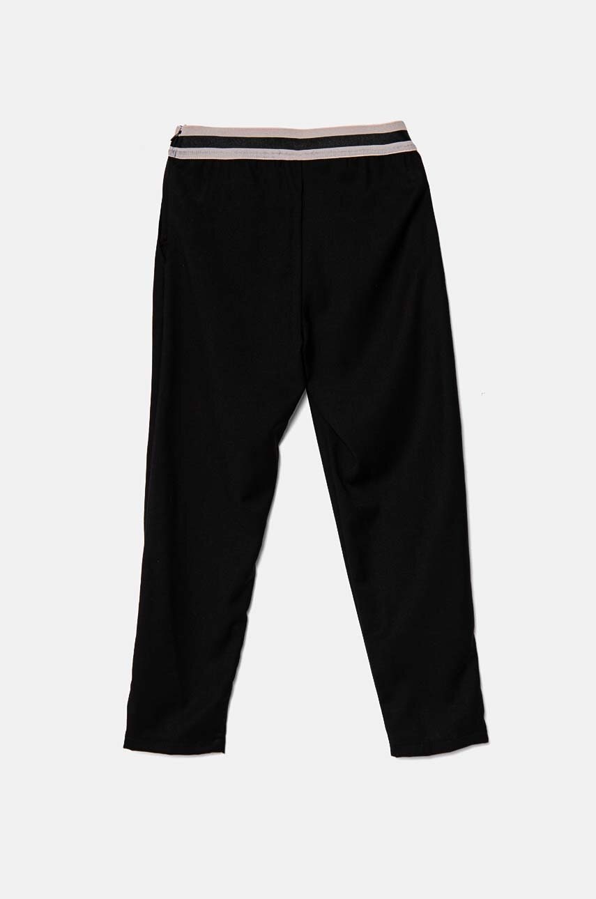Детские брюки Pinko Up цвет чёрный однотонные F4PIJGPA082 Детские брюки Pinko Up цвет чёрный однотонные F4PIJGPA082