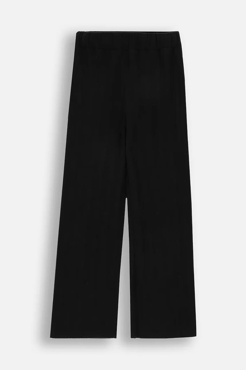 Coccodrillo pantaloni copii culoarea gri, neted, ELEGANT PARTY GIRL Coccodrillo pantaloni copii culoarea gri, neted, ELEGANT PARTY GIRL