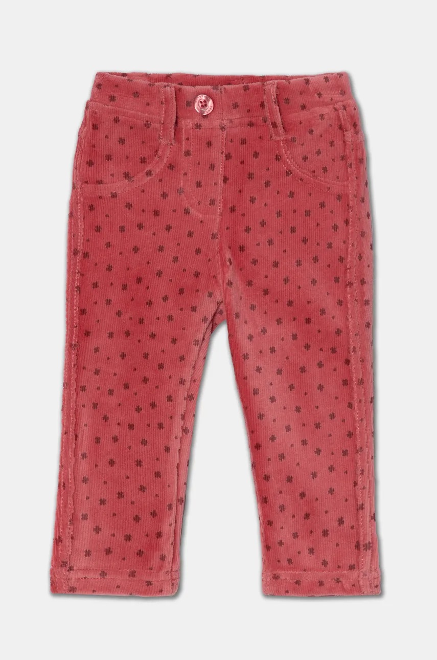 United Colors of Benetton pantaloni copii culoarea roz, modelator, 4T4MGE029