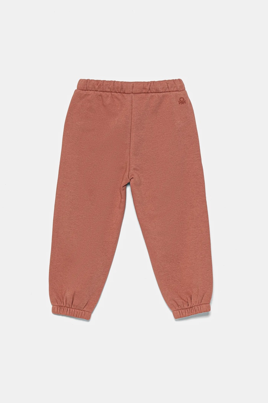 Детские спортивные штаны United Colors of Benetton цвет оранжевый однотонные 39M2GF04F