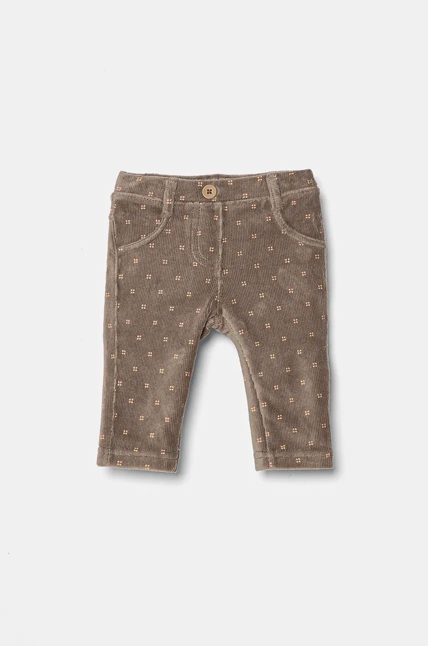 United Colors of Benetton pantaloni bebe culoarea maro, modelator, 4T4MAE005