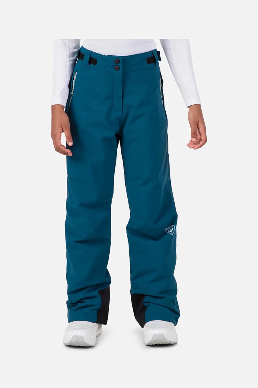 Rossignol pantaloni de schi pentru copii culoarea turcoaz, RLMYP09