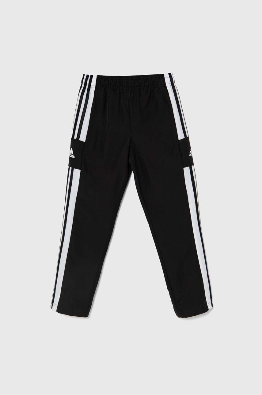 adidas Performance pantaloni de trening pentru copii SQ21 PRE PNT culoarea negru, cu imprimeu, GK9559