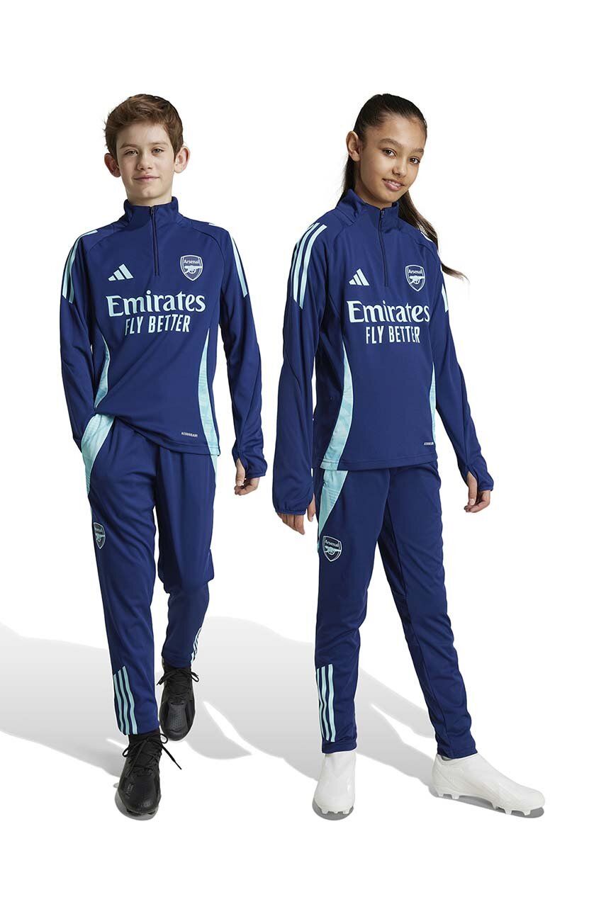 adidas Performance pantaloni de trening pentru copii AFC TR PNT culoarea albastru marin, modelator, IT2209