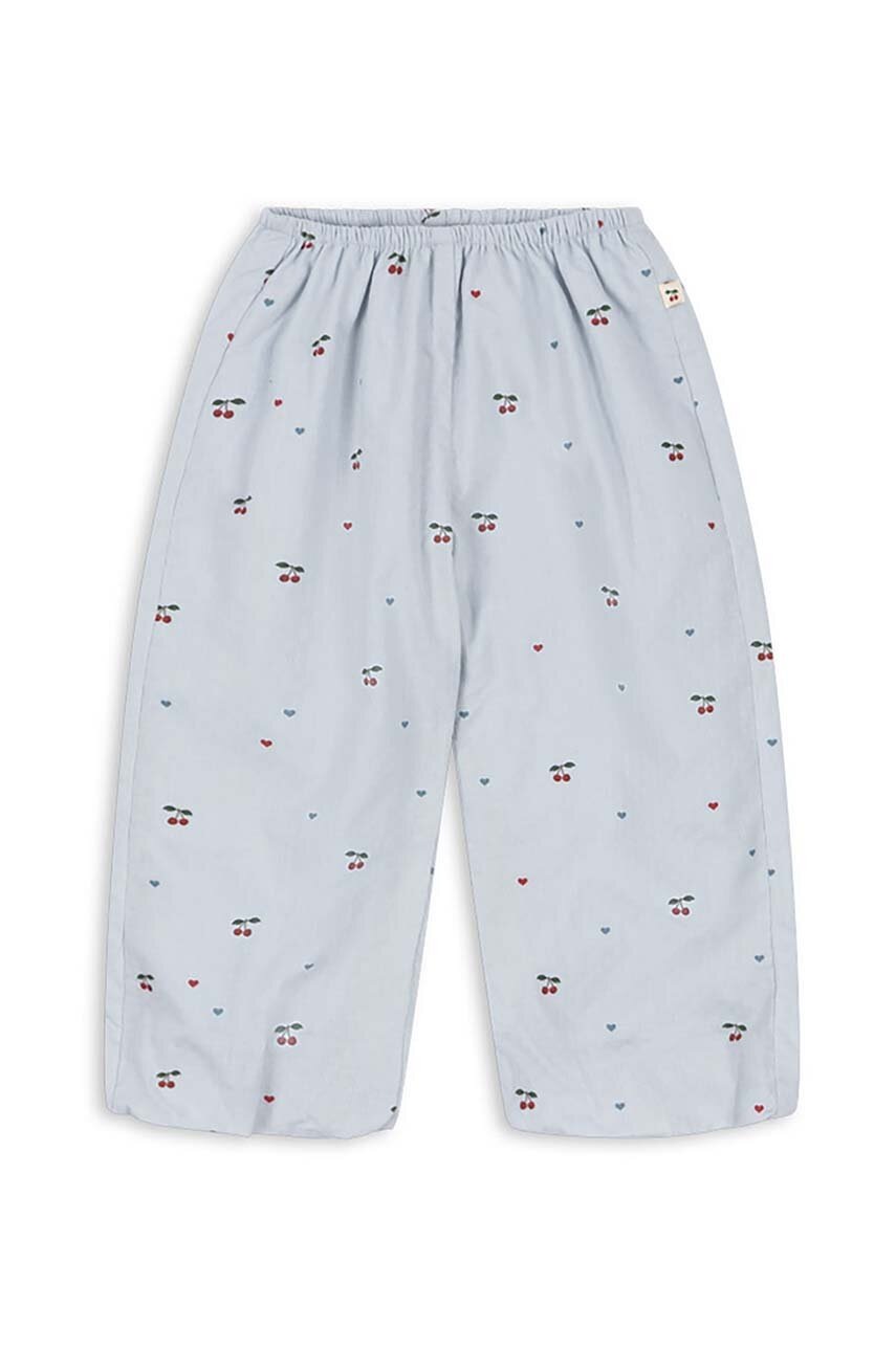 Дитячі бавовняні штани Konges Sløjd EVIA PANTS GOTS візерунок KS101397