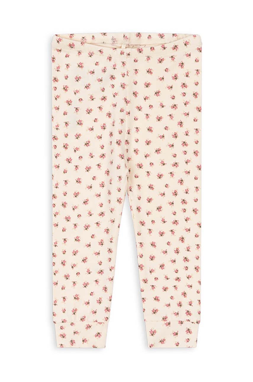 

Детски спортен панталон Konges Sløjd BASIC PANTS GOTS в бежово с десен KS101417, Бежов
