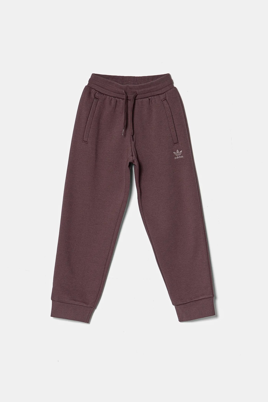 Дитячі спортивні штани adidas Originals BOYFRIEND PANTS колір фіолетовий однотонні IX7644