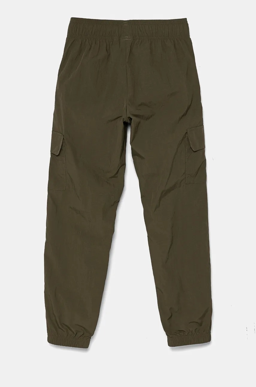 Дитячі спортивні штани adidas Originals CARGO PANTS колір зелений однотонні IX7619