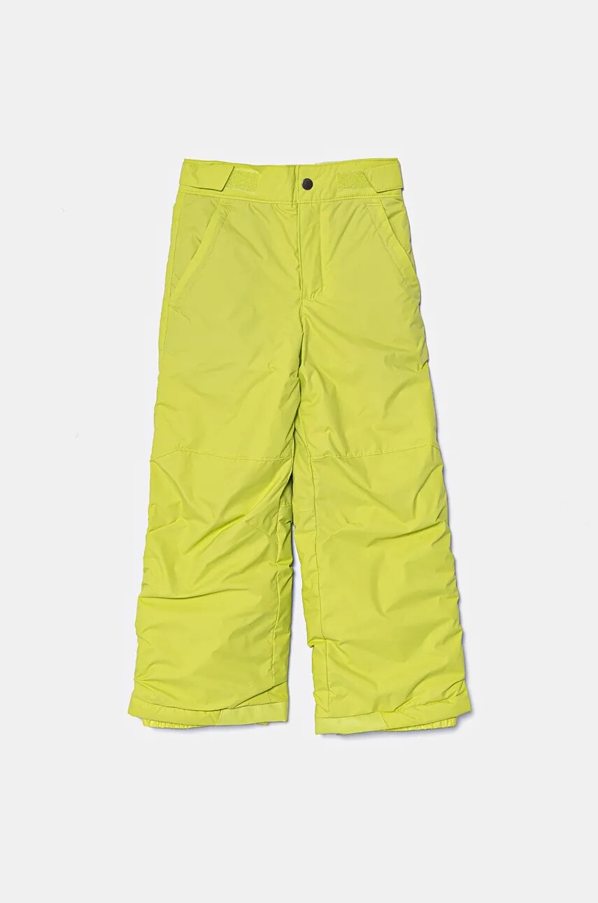 Columbia pantaloni de schi pentru copii Ice Slope culoarea verde, 2089881 Columbia pantaloni de schi pentru copii Ice Slope culoarea verde, 2089881