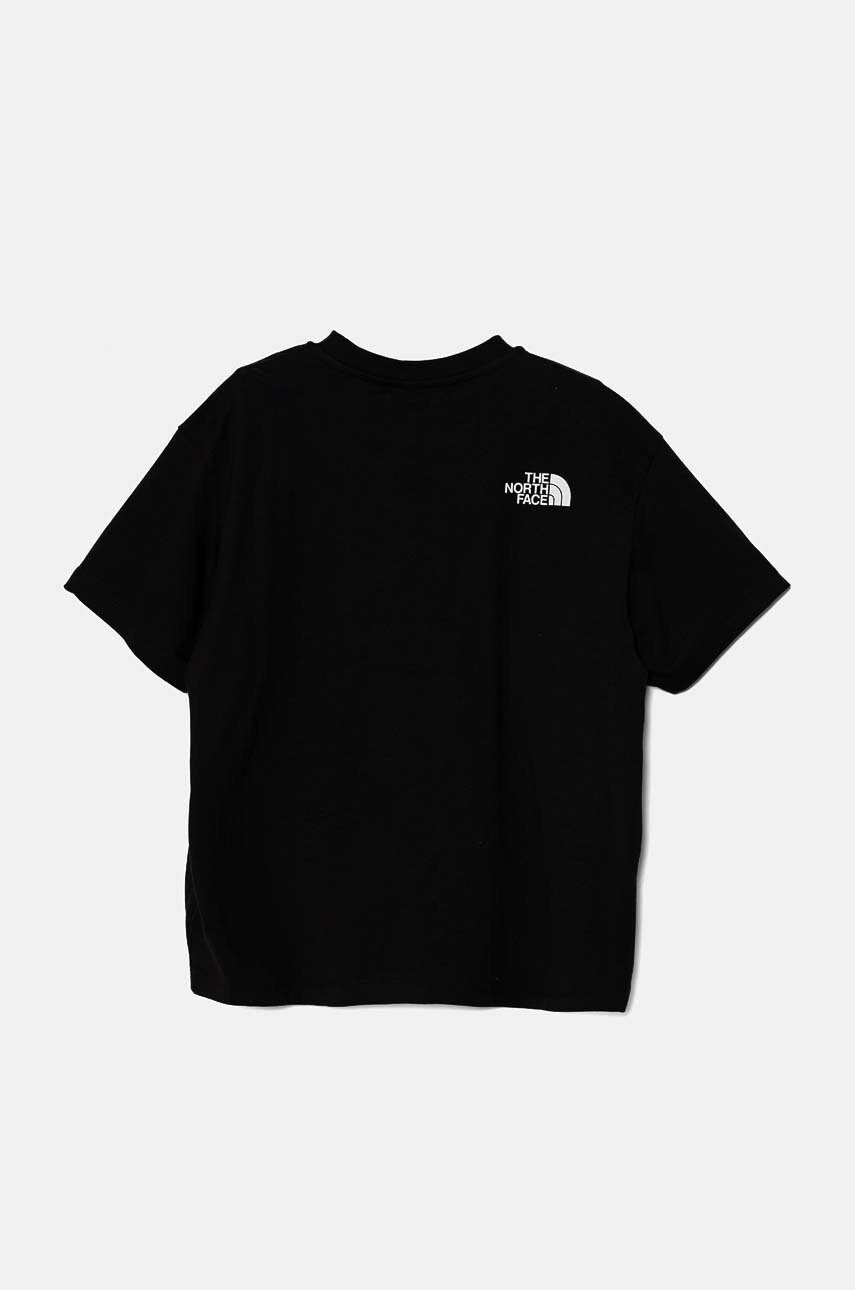 Дитячі бавовняні штани The North Face SLIM FIT JOGGERS колір чорний однотонні NF0A89PDJK31