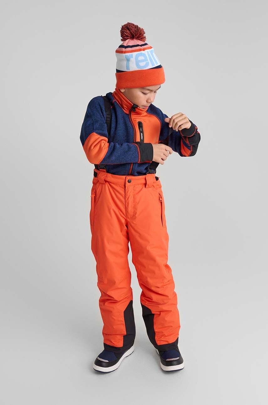 Reima pantaloni de schi pentru copii Wingon culoarea portocaliu, 5100052A Reima pantaloni de schi pentru copii Wingon culoarea portocaliu, 5100052A