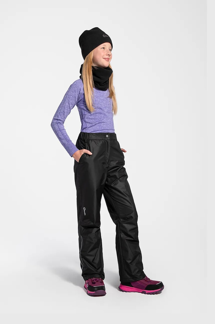 Lemon Explore pantaloni de schi pentru copii culoarea negru, OUTERWEAR SNOW&SKI GIRL Lemon Explore pantaloni de schi pentru copii culoarea negru, OUTERWEAR SNOW&SKI GIRL