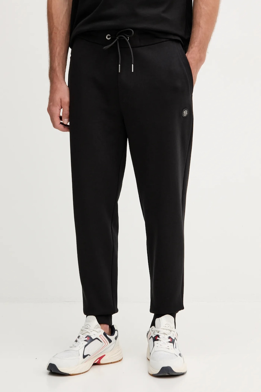 BOSS pantaloni de trening culoarea bleumarin, uni, 50520322