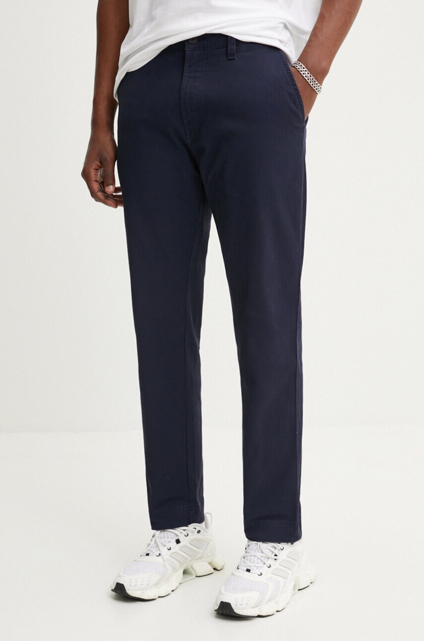 HUGO pantaloni barbati, culoarea violet, drept, 50520704